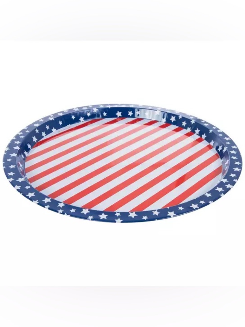 (3) Stars & Stripes Galvanized Tray